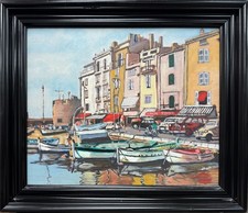 TABLEAU HUILE SUR CARTON - J