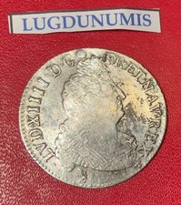 Louis XIV 1/2 Ecu 1705 9 Rennes + aux 8 L second type Louis XIV argent 1643-1715