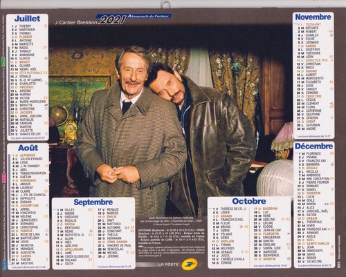 Calendrier neuf poste - neuf, la