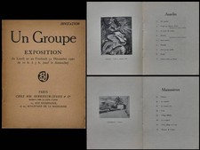 UN GROUPE. ASSELIN, CHARMY, HEUZE, MAINSSIEUX  - BERNHEIM JEUNE, PARIS - 1920
