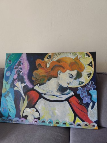 Huile sur toile moderne - huile,