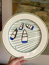 FAB Quimper, Faïencerie D’Art Breton, Assiette Décor Marin, À Identifier