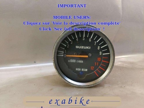 Compte tours pour - tours, suzuki