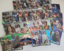 STAR WARS Chrome Topps 2024 - Cartes Parallèle + Aurebush au choix dans la liste