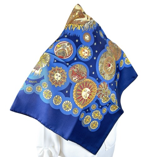 Foulard vintage soie - vintage, en