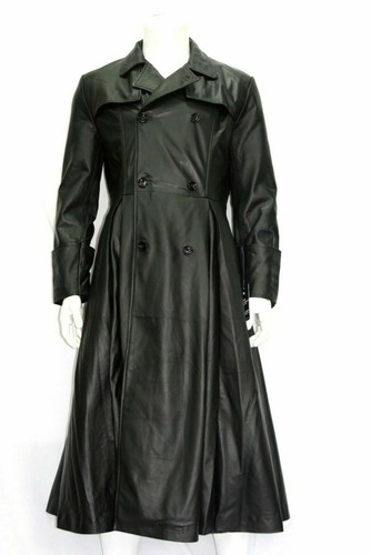 Manteau long cuir agneau - manteau,