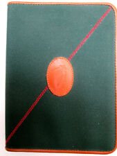 -AUTHENTIQUE portefeuille LE TANNEUR Toile/cuir  TBEG vintage