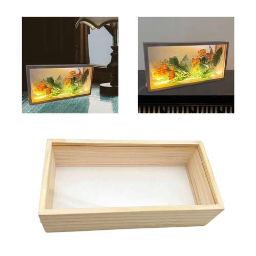 Cadre photo lumineux - photo, bois