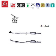 Catalyseur arrière pour