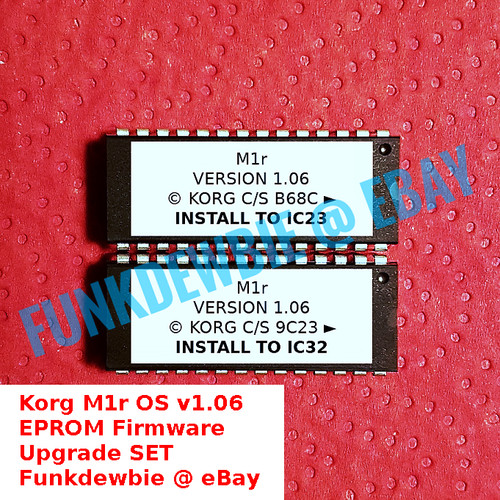 Korg m1r version - os,