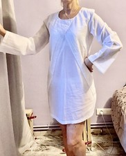 robe plage, chemisier marque Les petites, blanc t  2 ou 38 piscine  cotton