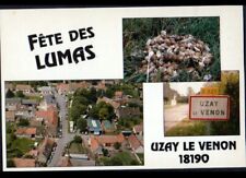 UZAY-LE-VENON (18) STAND FETE FORAINE à la FETE des Escargots LUMAS vue aérienne