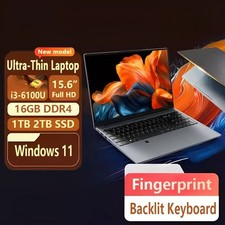 Ordinateur Portable FUCHU 15,6" Intel i3-6100U 16Go 512Go SSD Windows 11 QWERTY