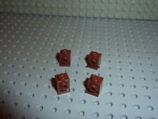 4 x LEGO RedBrown Brick ref