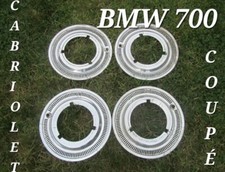 Rare 4 Enjoliveurs Chrome BMW 700 Coupé Cabriolet Accessoire tel Robri Robergel