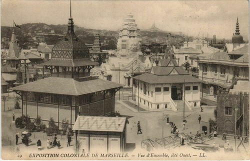 Cpa marseille expo vue - marseille,