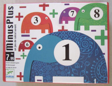 Jeu de calcul savant Minus Plus Djeco De 2 à 4 joueurs Âge 7 ans+