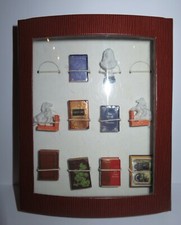 RARE 2006 LA BIBLIOTHEQUE DES ROIS FEVE PORCELAINE 3D livres + coffret au choix