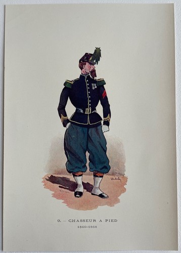 Soldat chasseur pied - soldat, à