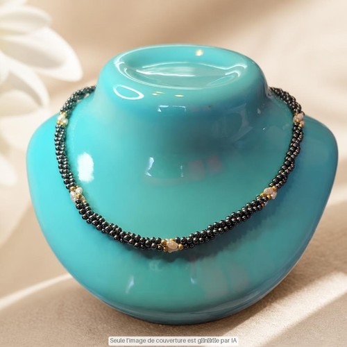 Collier vintage hématite - collier, en