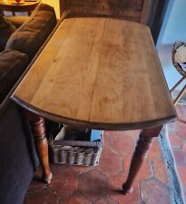 table de salle à manger en bois, ronde, avec deux rallonges