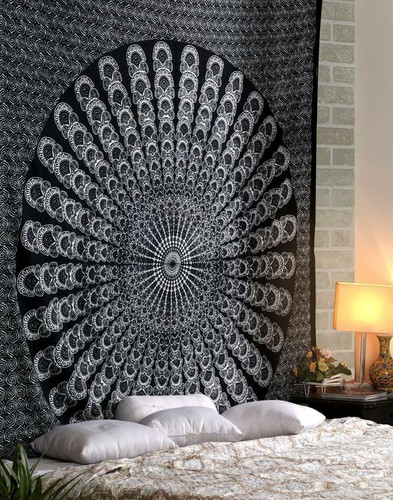 Neuf indien noir blanc - indien,