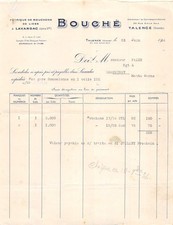 1934 FABRIQUE DE BOUCHONS DE LIEGE A LAVARDAC BOUCHE A TALENCE - M. PALEE A C