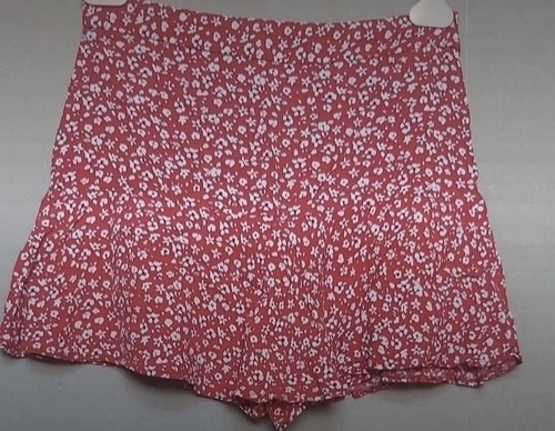 Jupe short zara rouge blanc - zara,