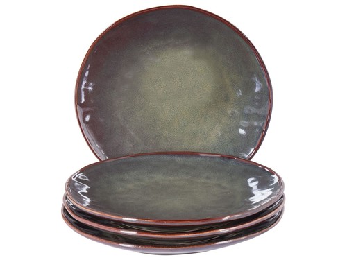 Set assiettes plates - 4, en