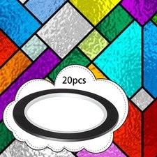 20 pièces de vitraux à