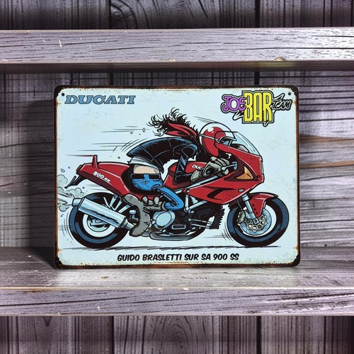Plaque métal vintage joe - vintage, bar