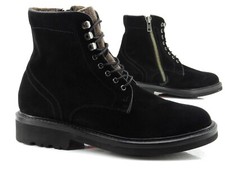 Gordon Bros Bottes D'Hiver Pour Hommes Chaussures Biker En Cuir Taille 41