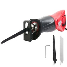 AREBOS Scie Sabre Scie a Bois électrique | 750 W | Noir | Rouge | 130 mm