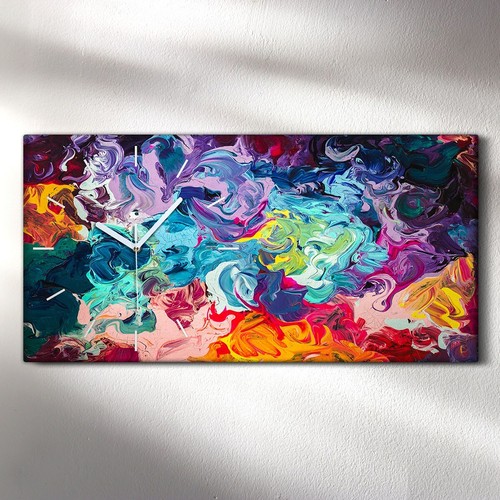 Horloge murale sur toile - , 60x30