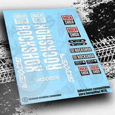 Autocollants de fourche