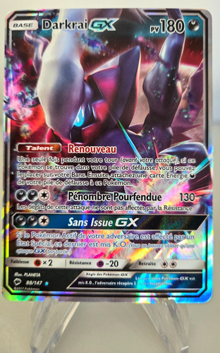 Carte pokémon darkrai - carte, gx