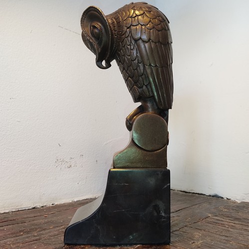 Statue bronze hibou - statue,