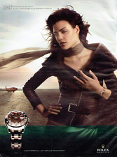 Publicité Advertising 03 24  2011   montre Rolex  oyster perpetual datejust pear