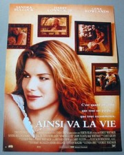 AINSI VA LA VIE Affiche Cinéma 54x40 Movie Poster Sandra BULLOCK Gena ROWLANDS 