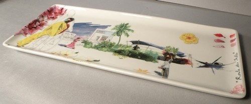 New oblong serving tray - new,