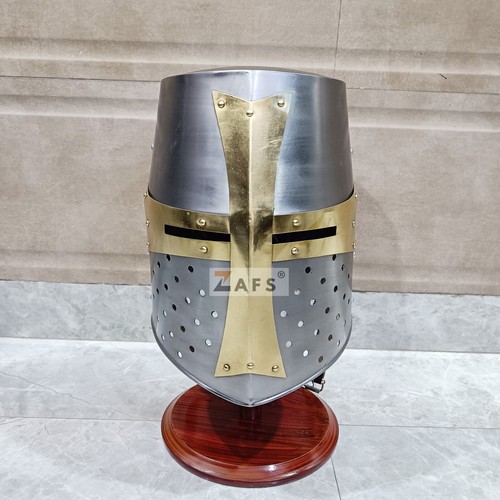 Casque croisé templier - croisé, armure