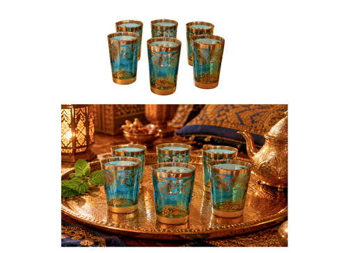 Lot verres thé - verres,