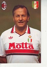 FOOTBALL carte entraineur GALBIATI ITALO équipe  MILAN AC