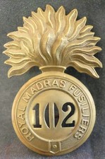 Insigne Glengarry 102nd Royal Madras Fusiliers – REF 5140 – UK Army