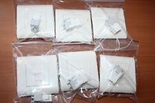 OMELCOM Lot de 6 prises murales RJ 45 encastrables  - KT013