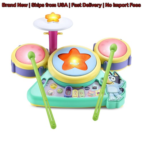 Vtech bluey hooray drum set - vtech,