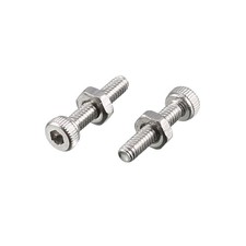 M2 x 10 mm moleté Tête