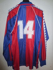 VINTAGE Maillot BARCELONE BARCELONA camiseta n°14 shirt trikot L football Barça