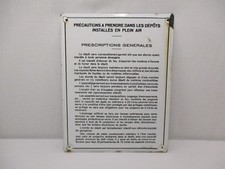 ANCIENNE PLAQUE EMAILLEE USINE