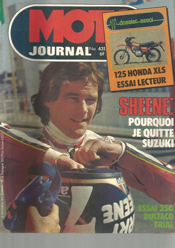 Moto journal 431 sheene - moto, n°431